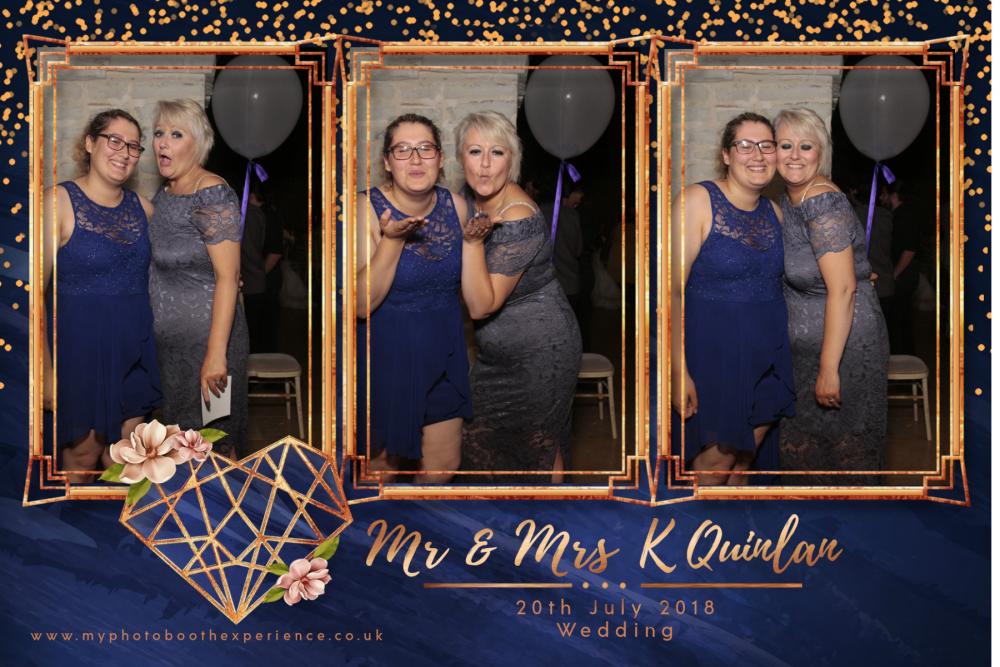 Mr & Mrs K Quinlan | View more photos from the event at gallery.myphotoboothexperience.co.uk/u/MyPhotoBoothExperienceLtd/Mr-Mrs-K-Quinlan